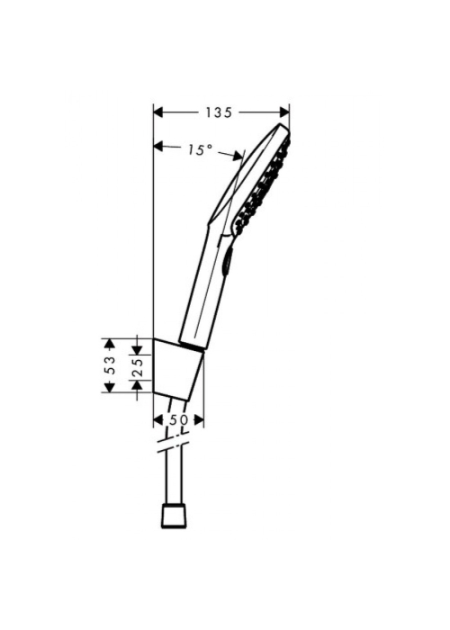 Душевой набор Hansgrohe Raindance Select E 120, 26720400