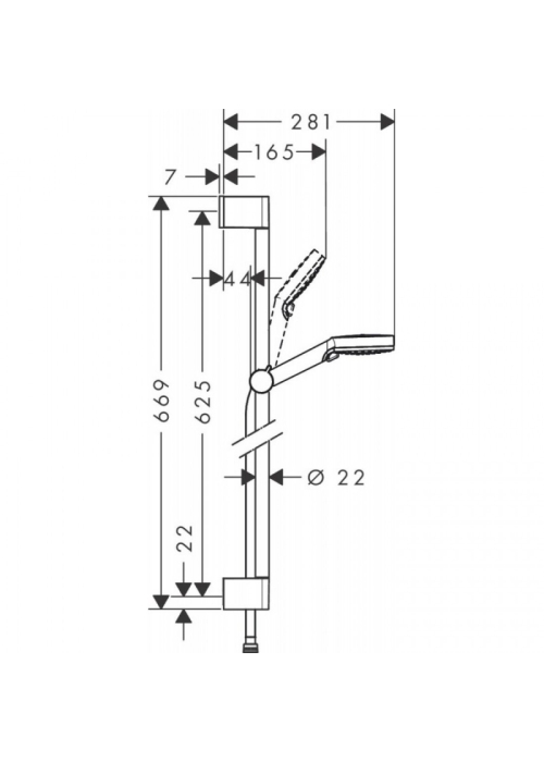 Душовий набір Hansgrohe Crometta Vario 26532400