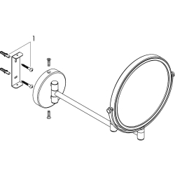 Косметическое зеркало Hansgrohe Logis Universal 73561000