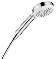 Ручной душ Hansgrohe Crometta 100 1jet EcoSmart белый/хром 26828400