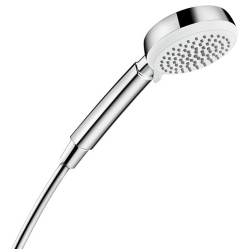 Ручной душ Hansgrohe Crometta 100 1jet EcoSmart белый/хром 26828400