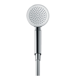 Ручной душ Hansgrohe Crometta 100 1jet EcoSmart белый/хром 26828400