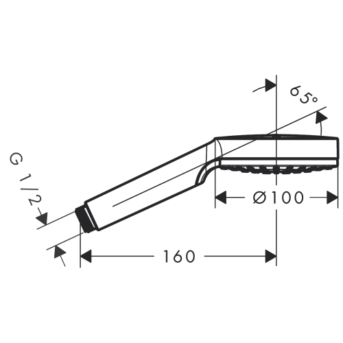 Ручний душ Hansgrohe Crometta 26331400