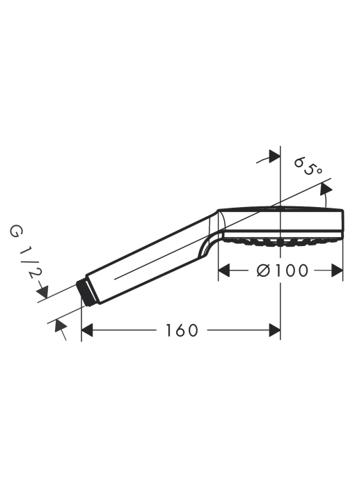 Ручной душ Hansgrohe Crometta 26331400