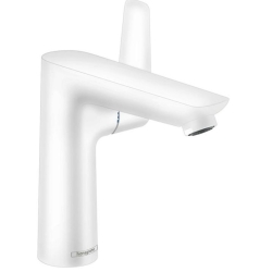 Смеситель для раковины Hansgrohe Talis E 150 с донным клапаном Matt White 71754700