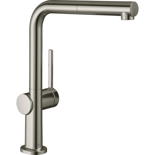 Змішувач Hansgrohe Talis M54 для кухонного миття з висувним душем Stainless Steel 72809800