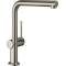 Смеситель Hansgrohe Talis M54 для кухонной мойки с выдвижным душем Stainless Steel 72809800