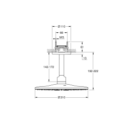 Верхній душ Grohe Rainshower 310 SmartActive 26477000