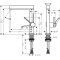 Смеситель Hansgrohe Finoris для раковины, хром 76060000