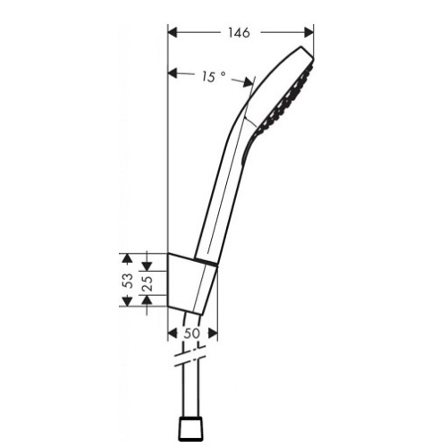 Душовий набір Hansgrohe Croma Select S 26421400