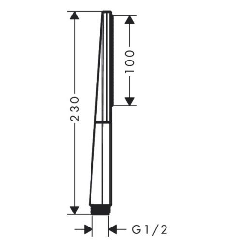 Ручний душ Hansgrohe Rainfinity 26866140