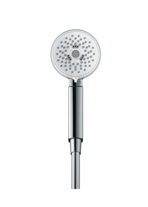 Ручной душ Hansgrohe Crometta 100 Multi EcoSmart белый/хром 26826400