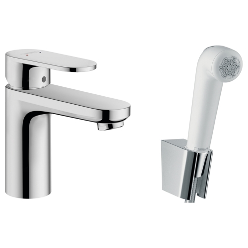 Смеситель для раковины с гигиеническим душем Hansgrohe Vernis Blend 71215000