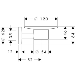 Мыльница Hansgrohe Logis 40515000