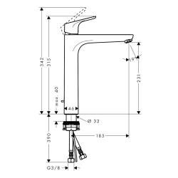 Смеситель для раковины Hansgrohe Focus, 31531000