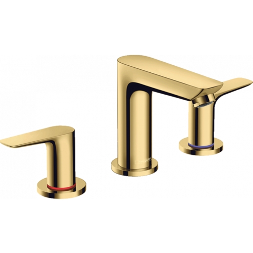 Смеситель для раковины на 3 отверстия Hansgrohe Talis E Polished Gold Optic 71733990