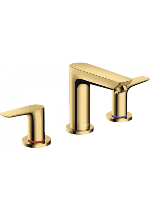 Змішувач для раковини на 3 отвори Hansgrohe Talis E Polished Gold Optic 71733990