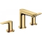 Змішувач для раковини на 3 отвори Hansgrohe Talis E Polished Gold Optic 71733990