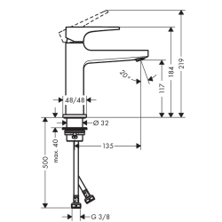 Змішувач для раковини Hansgrohe Metropol Matt White 32507700