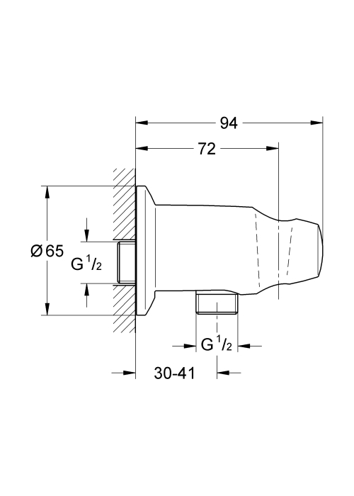 Підключення для душового шланга Grohe Movario 28406000