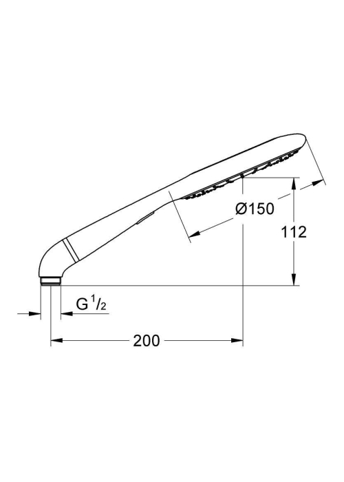 Ручной душ Grohe Rainshower Icon 27276000