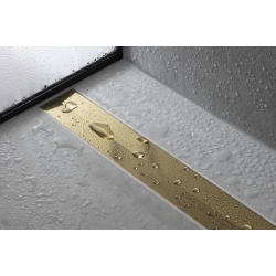 Верхня частина Hansgrohe "RainDrain Flex" для каналу (пристінна) 800 мм Polished Gold Optic 56051990