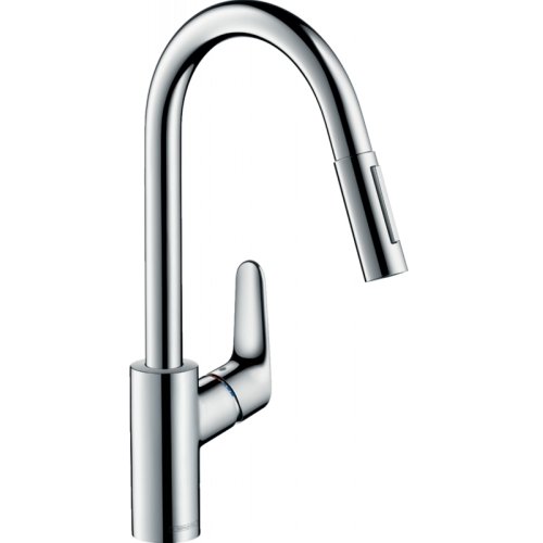 Кухонный смеситель Hansgrohe Focus с выдвижным душем Sbox 73880000