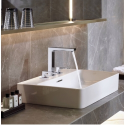 Змішувач для раковини на 3 отвори Hansgrohe Metropol Matt White 32515700