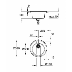 Кухонная мойка Grohe K200 31656AP0