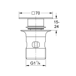 Донний клапан Grohe 40565AL0