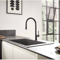 Змішувач Hansgrohe Talis M54 для кухонного миття з висувним душем Matt Black 72802670