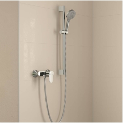 Душовий набір Hansgrohe Vernis Blend EcoSmart зі штангою Crometta 65 см 26279000