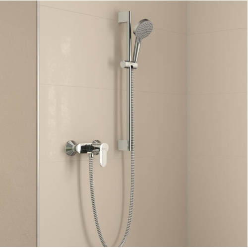 Душовий набір Hansgrohe Vernis Blend EcoSmart зі штангою Crometta 65 см 26279000