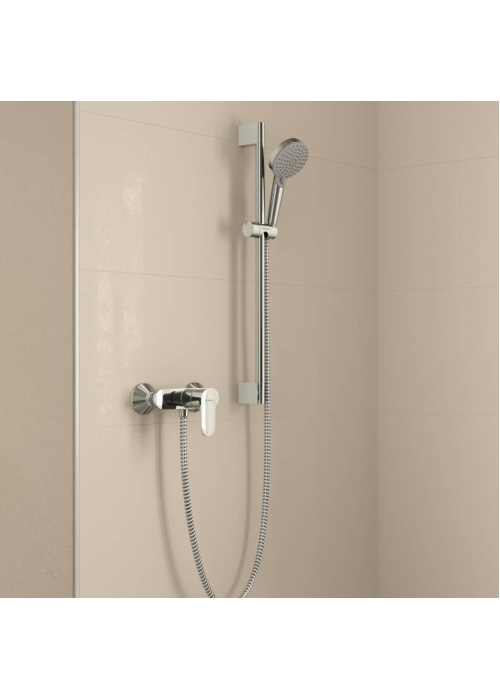 Душовий набір Hansgrohe Vernis Blend EcoSmart зі штангою Crometta 65 см 26279000