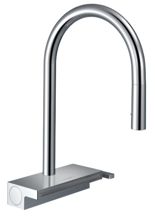 Змішувач для кухні Hansgrohe Aquno Select M81 з висувним душем, хром 73837000