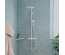 Душова система із термостатом Hansgrohe Croma Select S Showerpipe 280 1jet EcoSmart бронза матовий 26891140