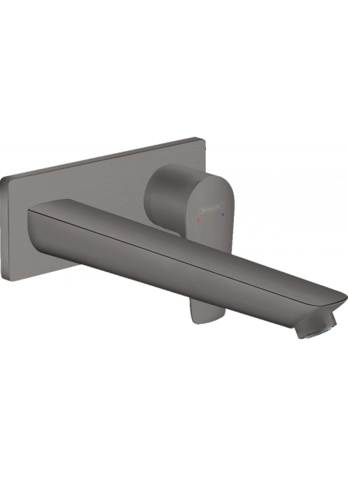 Змішувач для раковини Hansgrohe Talis E настінний Brushed Black Chrome 71734340