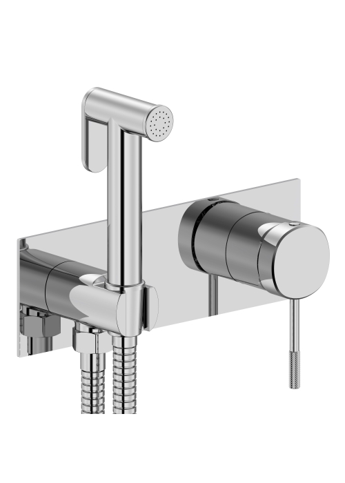 Смеситель скрытого монтажа с гигиеническим душем Imprese BRENTA, хром ZMK071901122