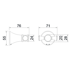 Крючок IMPRESE PODZIMA LEDOVE, ZMK01170121