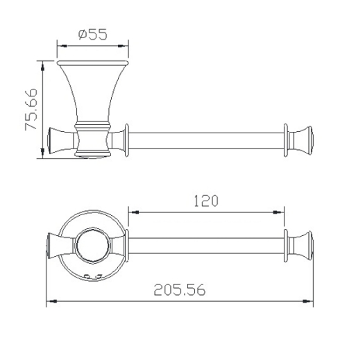 Тримач для туалетного паперу IMPRESE PODZIMA LEDOVE, ZMK01170122