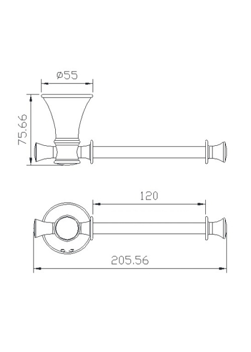 Тримач для туалетного паперу IMPRESE PODZIMA LEDOVE, ZMK01170122