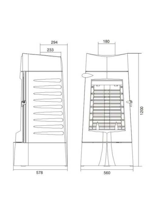 Чавунна піч ARATOS 14 антрацит 6156-44