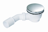 Сифон для піддона McALPINE HC27-CPBN-PB 90 мм, хром