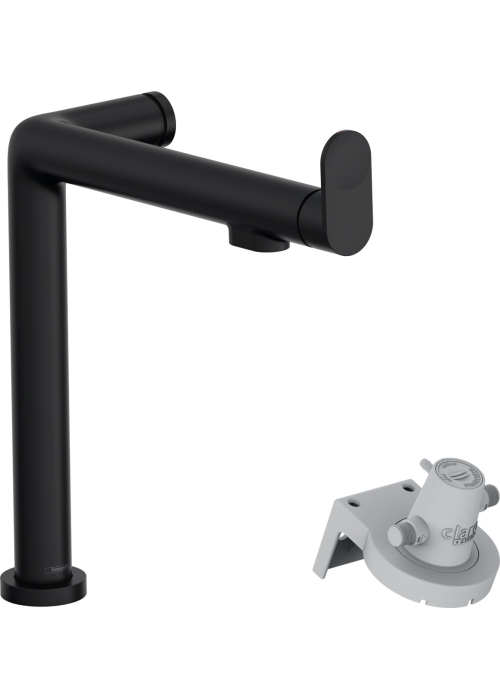 Смеситель кухонный Hansgrohe Aqittura M91 FilterSystem 240 1jet кухонный (76804670) Matt Black