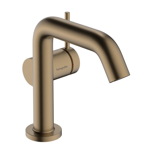 Смеситель Hansgrohe Tecturis S 110 Fine CoolStart для умывальника без донного клапана, Brushed Bronze (73321140)