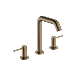 Змішувач Hansgrohe Tecturis S для умивальника на 3 отвори, Brushed Bronze (73330140)