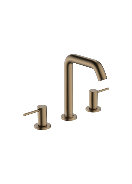 Змішувач Hansgrohe Tecturis S для умивальника на 3 отвори, Brushed Bronze (73330140)