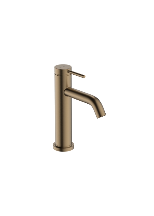 Смеситель Hansgrohe Tecturis S 110 CoolStart для умывальника без донного клапана, Brushed Bronze (73312140)