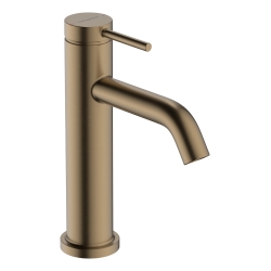 Смеситель Hansgrohe Tecturis S 110 для умывальника без донного клапана, Brushed Bronze (73311140)