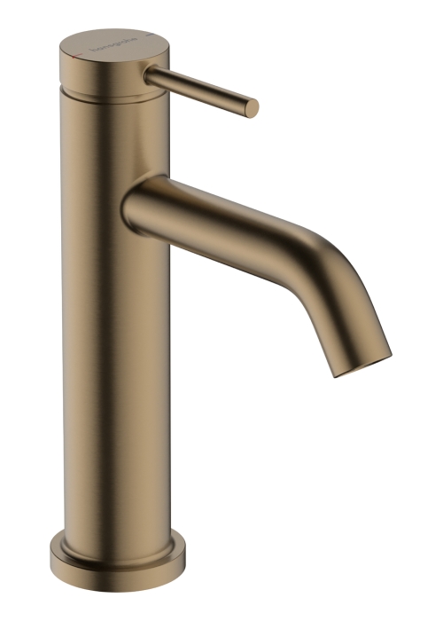 Смеситель Hansgrohe Tecturis S 110 для умывальника без донного клапана, Brushed Bronze (73311140)